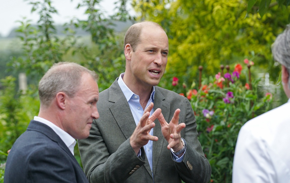 The Prince of Wales during a visit to the Duchy of Cornwall nursery, near Lostwithiel, Cornwall (Hugh Hastings/PA) (PA Archive)