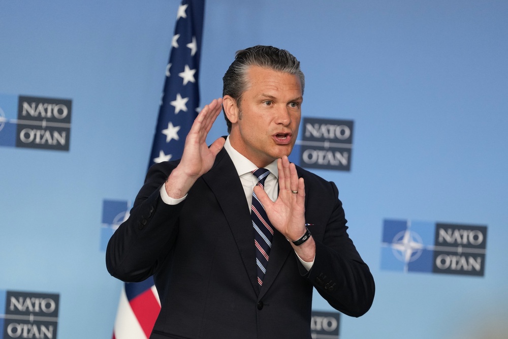 US defence secretary Pete Hegseth has also been critical of fellow Nato members (Virginia Mayo/AP) (AP)