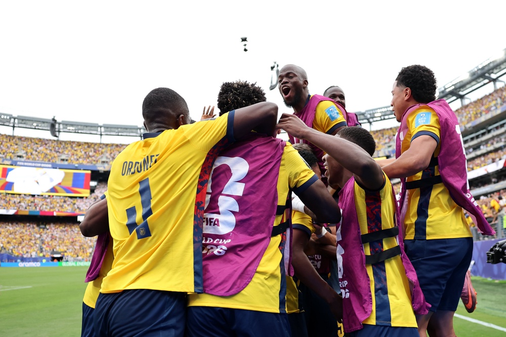 But it was Ecuador celebrating by the end (Getty)