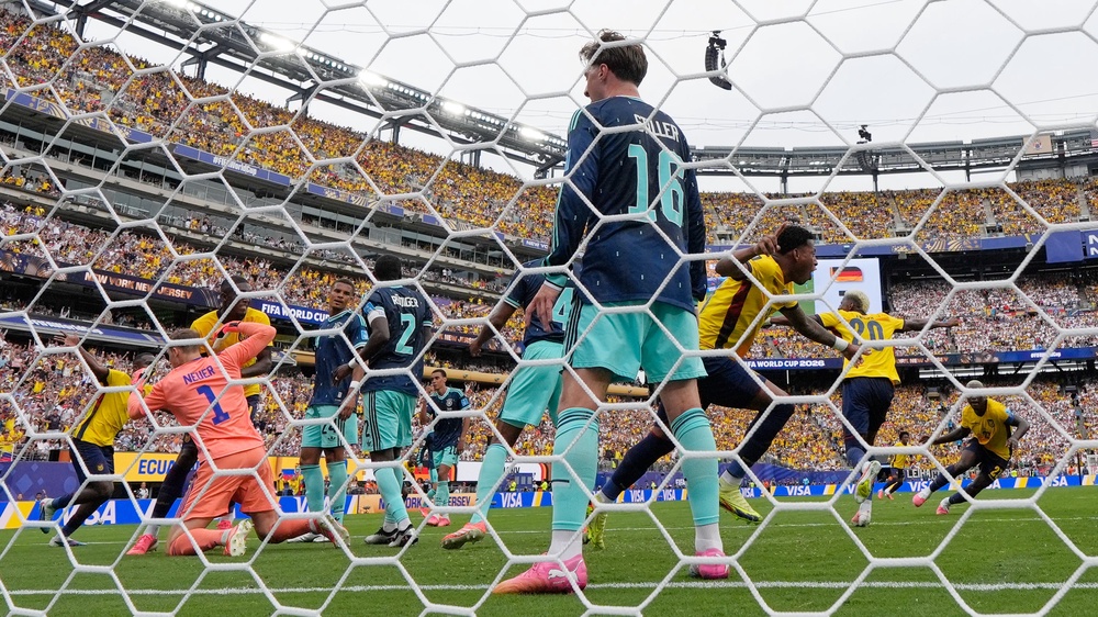 Gonzalo Plata scored the winning goal past Manuel Neuer (AP)