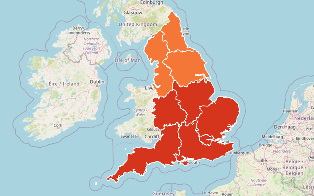 UKHSA heat health alerts (UKHSA)