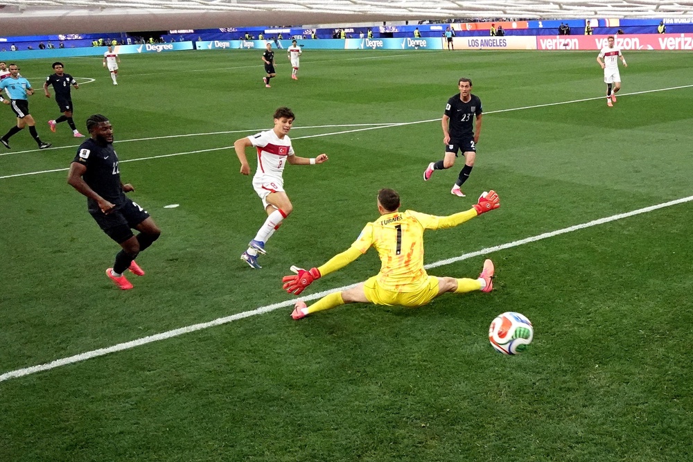 Turkey came from behind to beat the co-hosts at SoFi Stadium (Reuters)