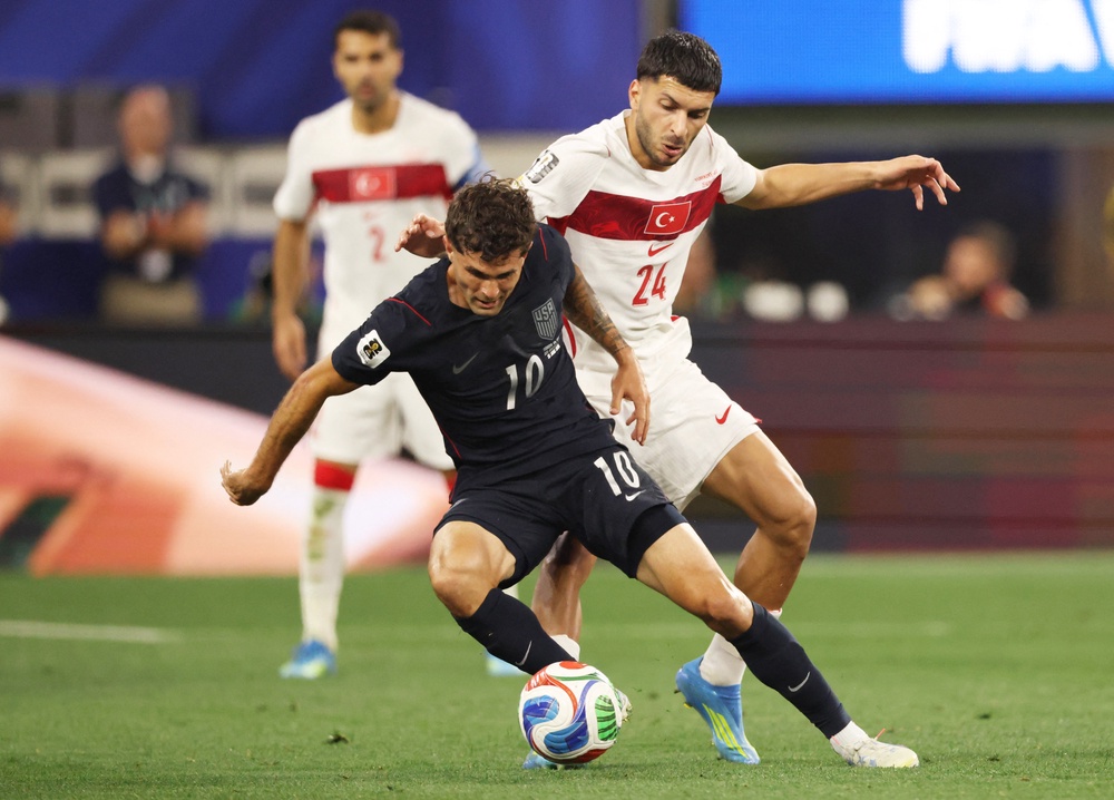 Christian Pulisic looked bright in his thirty-minute cameo (Reuters)