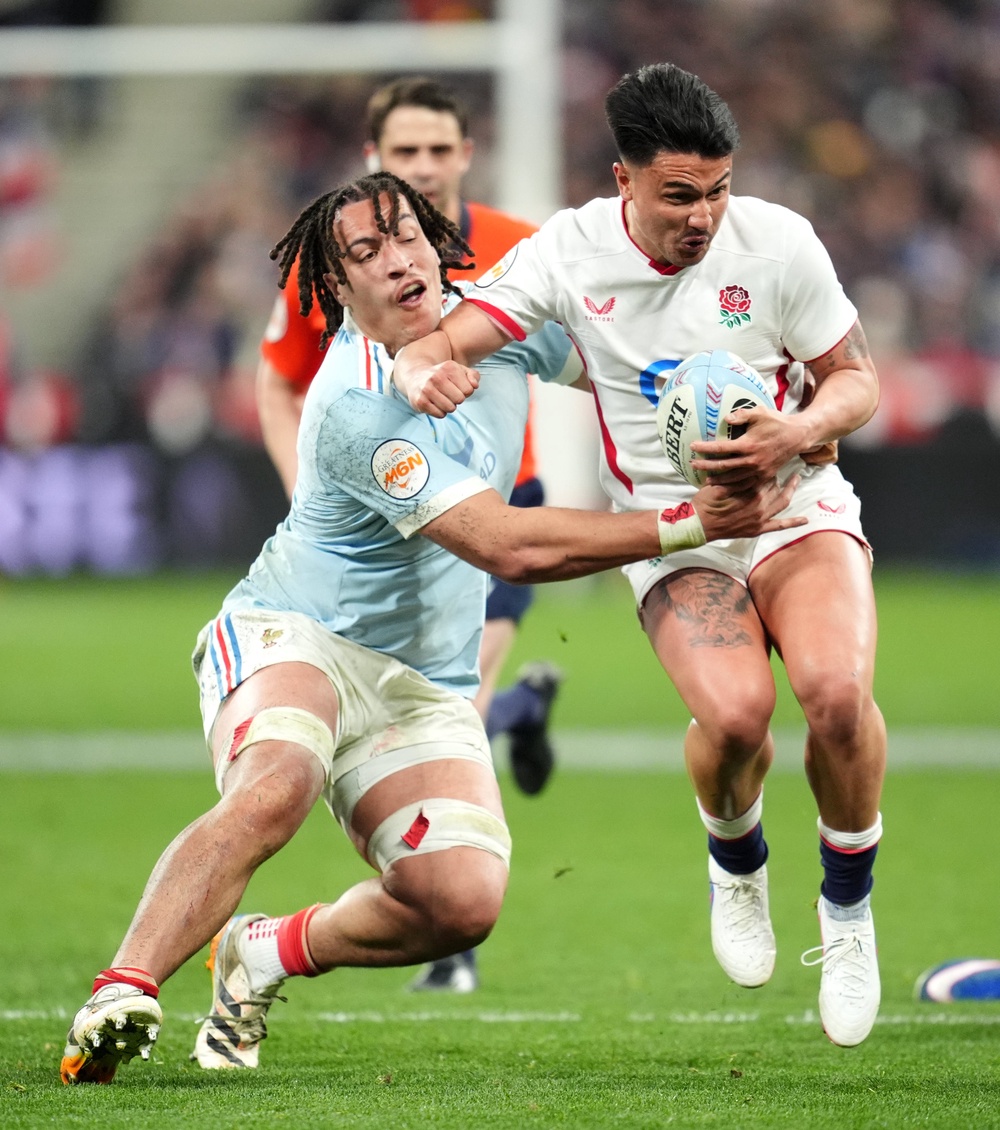 Marcus Smith was a try-scorer in England’s narrow defeat by France in the Six Nations (Adam Davy/PA) (PA Wire)