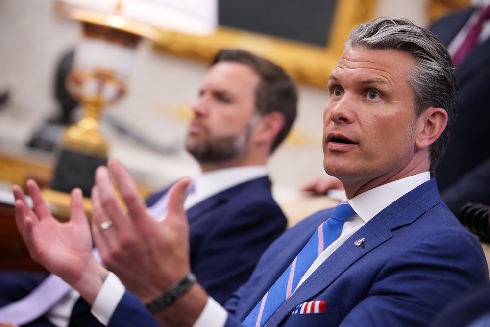 Defense Secretary Pete Hegseth removed flu vaccine requirements for service members in April (Getty)