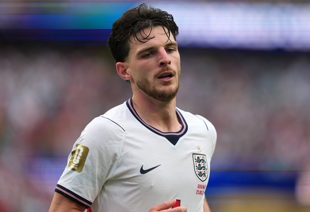 Declan Rice will be assessed ahead of the clash with Panama (Martin Rickett/PA)