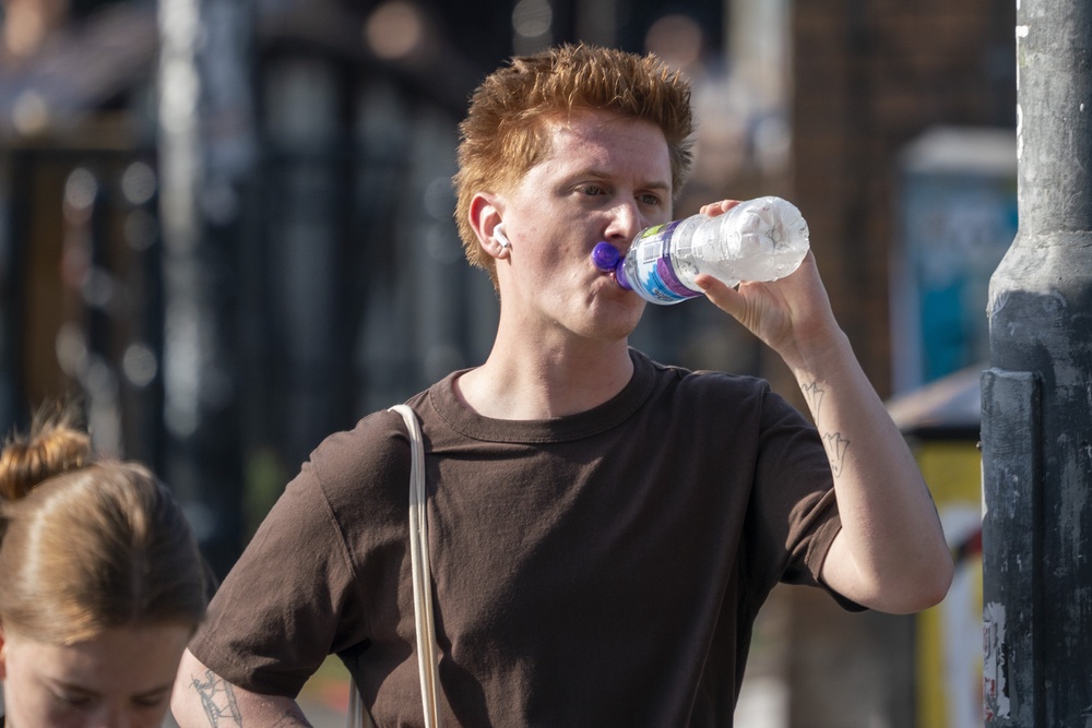 Britons are advised to keep hydrated and drink water, even if they are not thirsty (Ben Birchall/PA) (PA Wire)