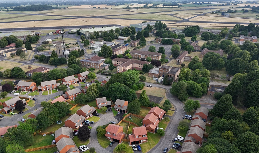 A general view of the area surrounding RAF Linton-On-Ouse in North Yorkshire (Owen Humphreys/PA) (PA Wire)