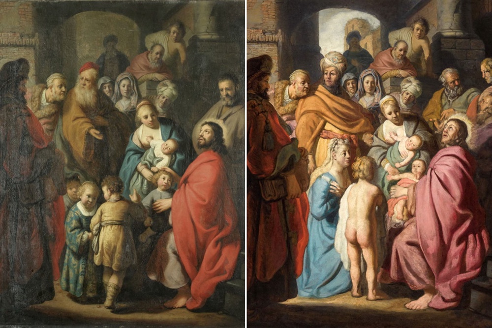 The artwork has now been restored (Sotheby’s)