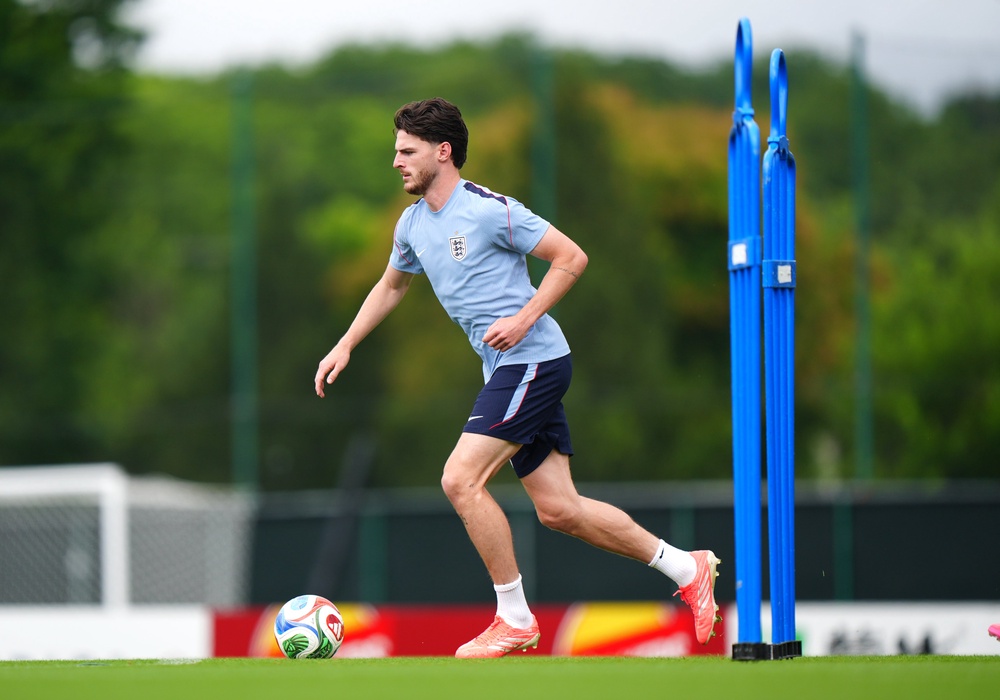 Declan Rice was able to participate in training (PA)