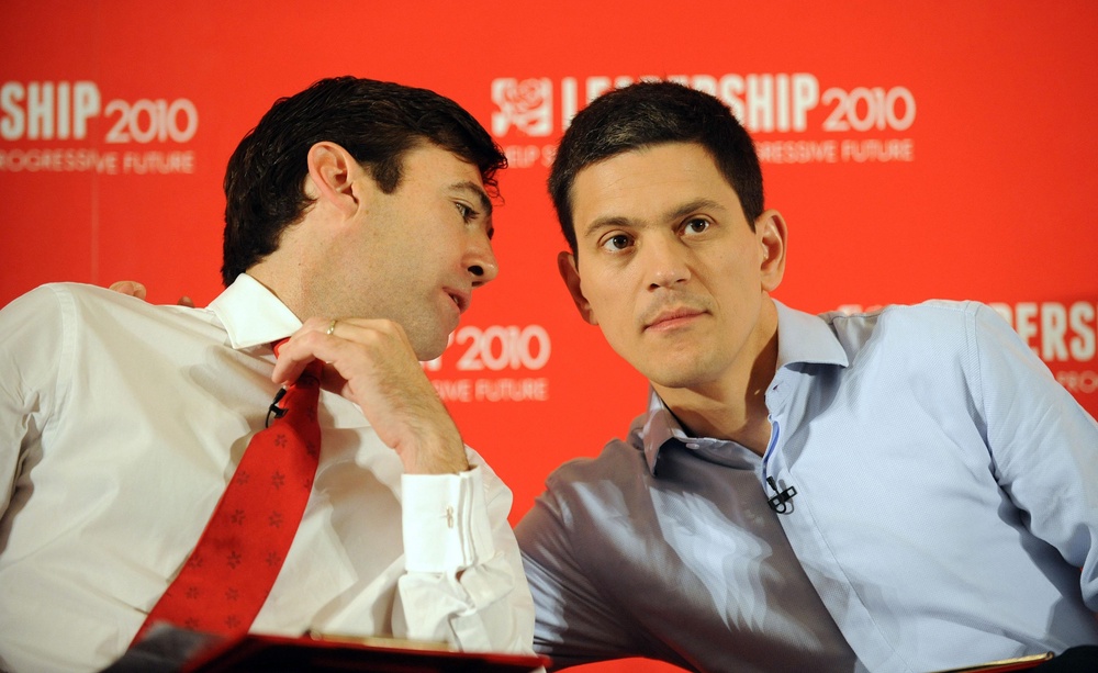 Andy Burnham and David Miliband both contested the Labour leadership back in 2010 (Anna Gowthorpe/PA) (PA Archive)