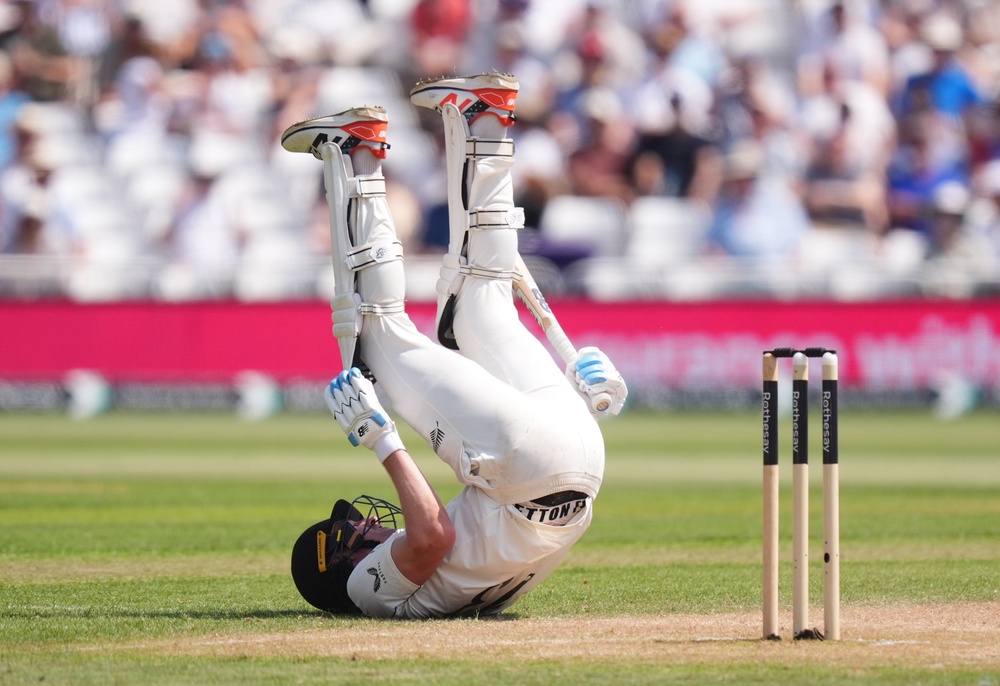 Blair Tickner was struck on the helmet by Jofra Archer (Mike Egerton/PA)