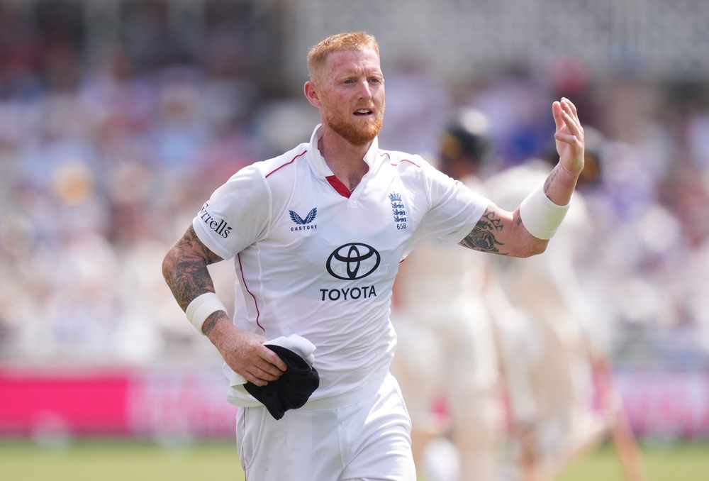 Ben Stokes reached a milestone on day two (Mike Egerton/PA) (PA Wire)