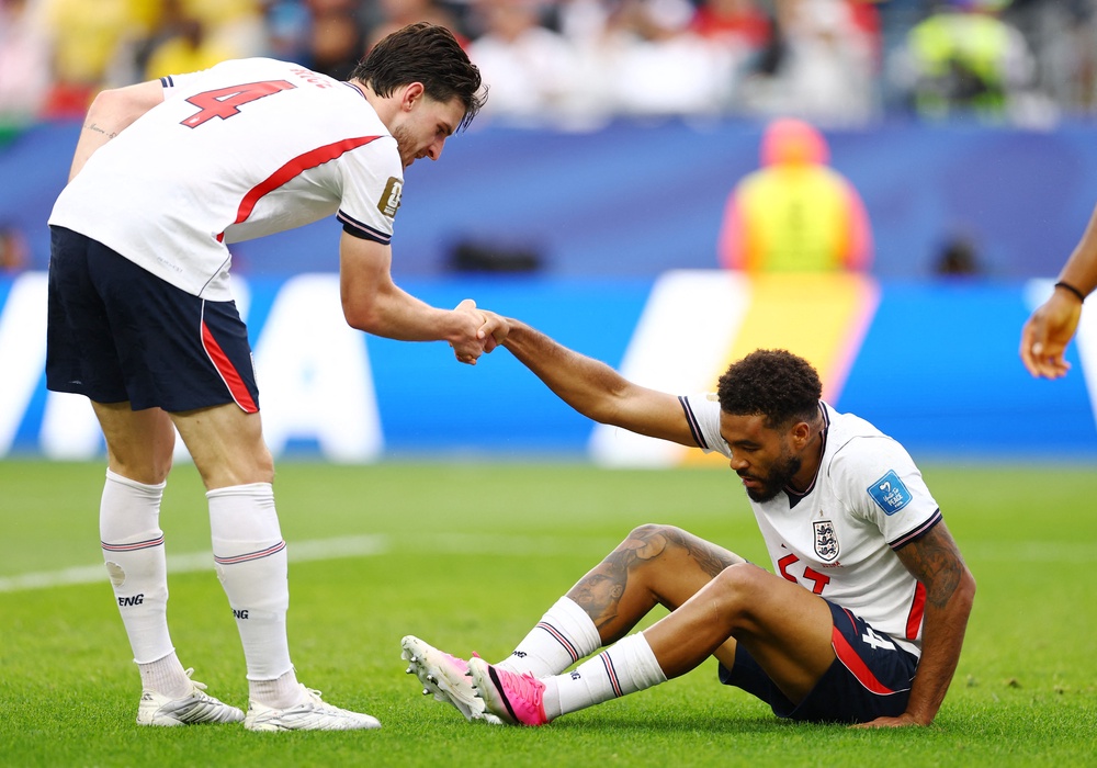 James's injury means England will turn to Djed Spence, Ezri Konsa or Jarell Quansah to fill in at right-back (Reuters)