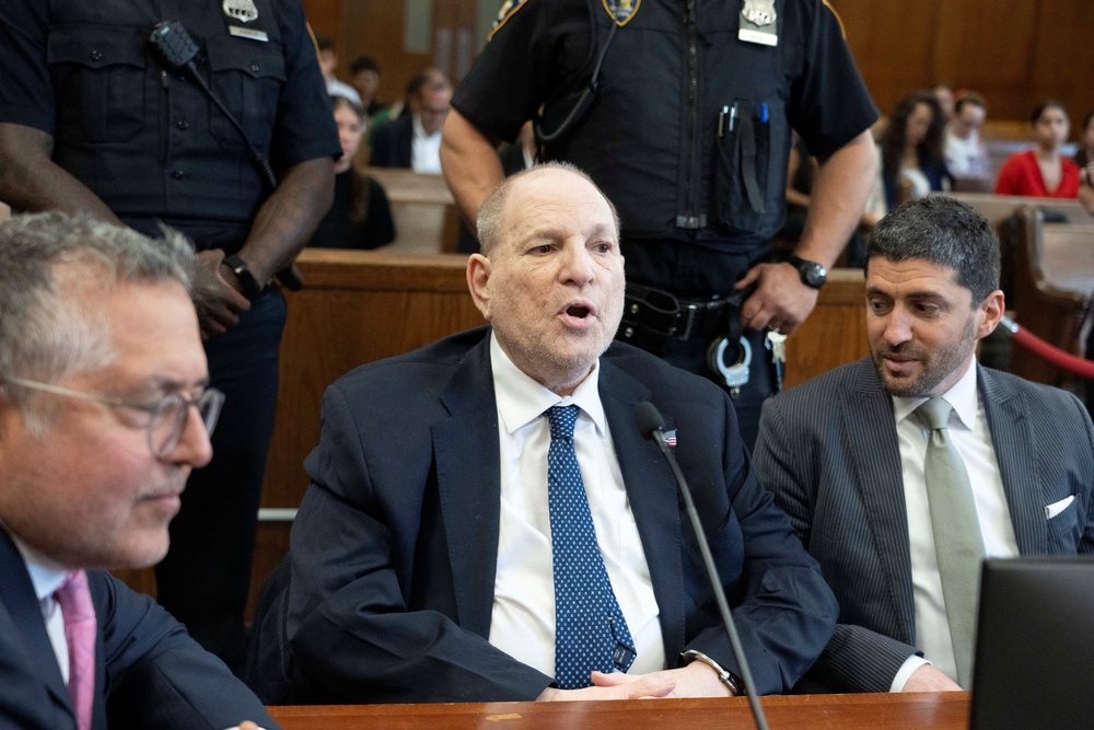 The decision came a day after prosecutors in New York decided Weinstein would not face a fourth trial there (Steven Hirsch/Pool via Reuters)