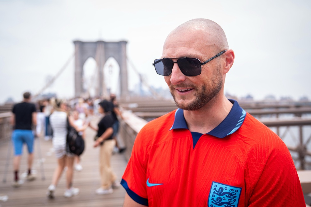 England fan Richie Slaughter, 35, has booked non-refundable to Atlanta (James Manning/PA) (PA Wire)