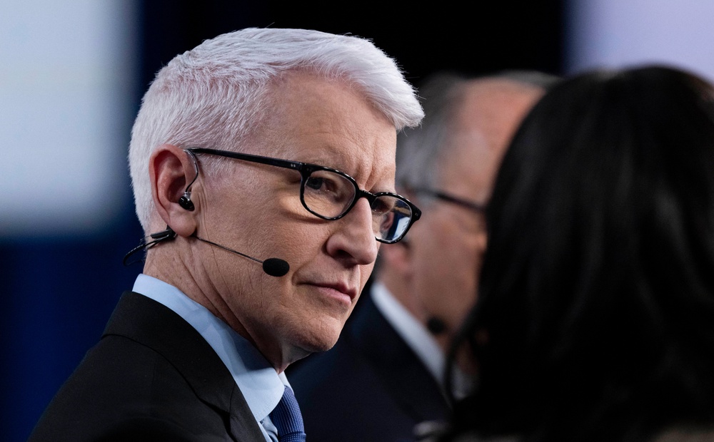CNN journalist Anderson Cooper has reportedly told colleagues that he does not want to work for Bari Weiss after the Paramount merger, according to the NYT (AFP/Getty)