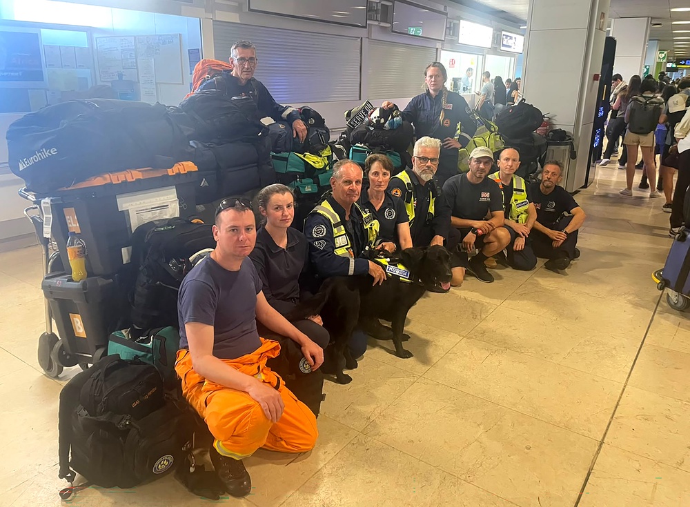 The team hopes to help use their search and rescue experience and equipment to find survivors buried under rubble in Venezuela (Serve On/PA) (PA Media)