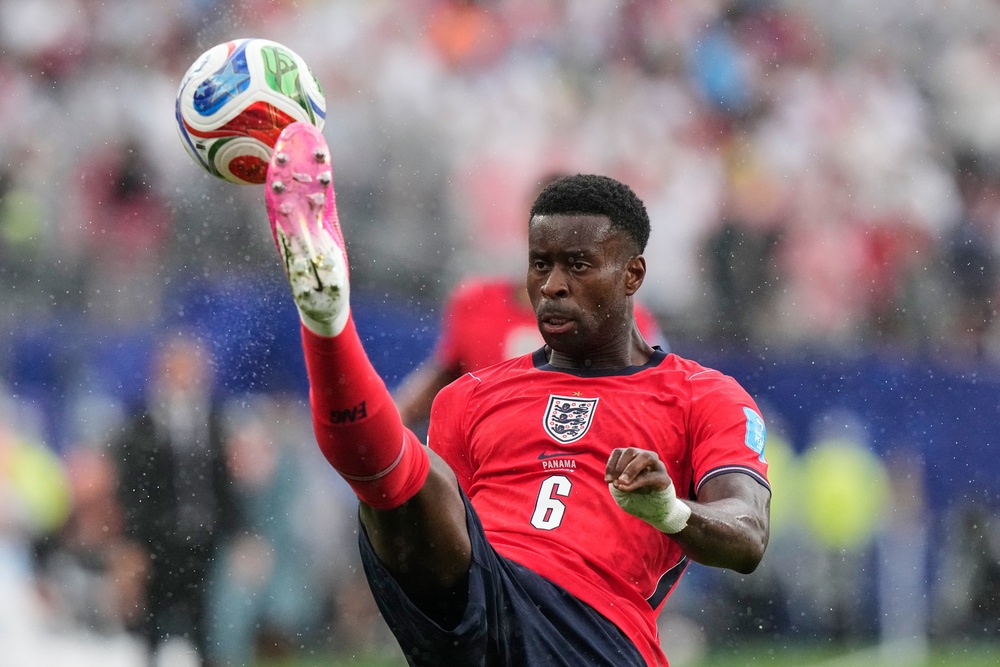 Marc Guehi in action for England against Panama (AP)