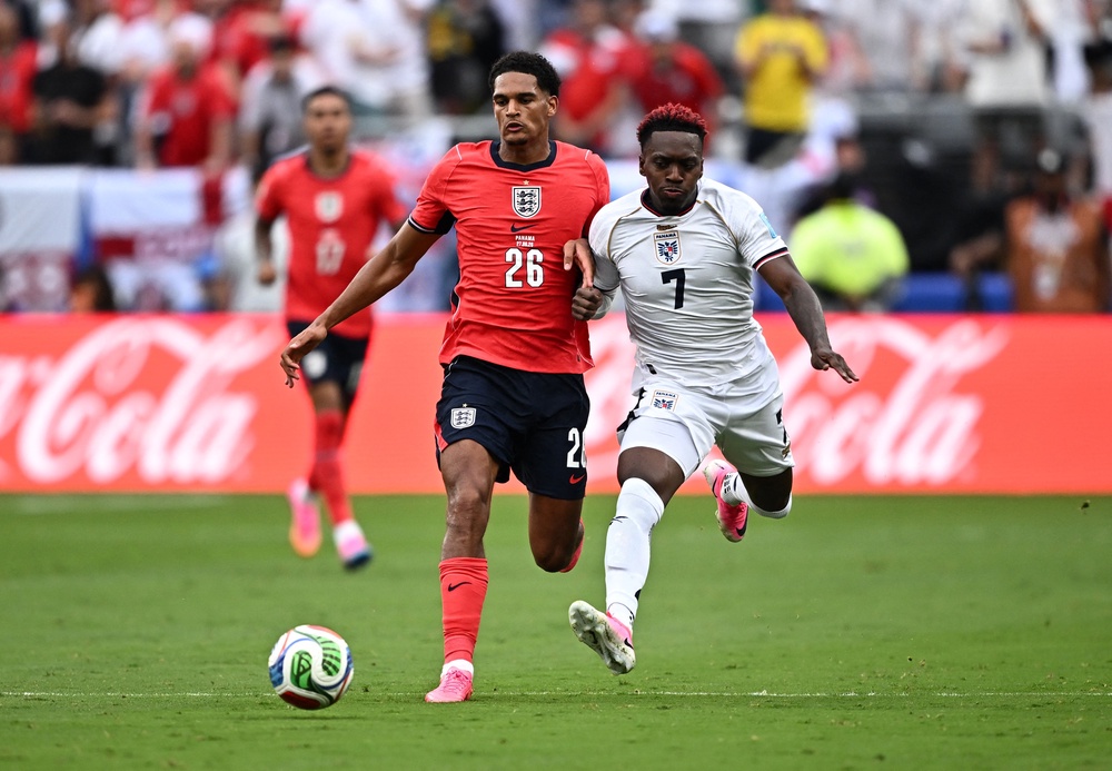 Jarell Quansah struggled on his World Cup audition against Panama (Reuters)
