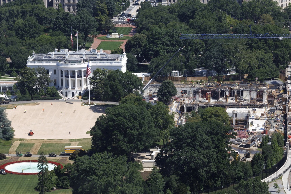 Construction continues on Trump's ballroom (Reuters)