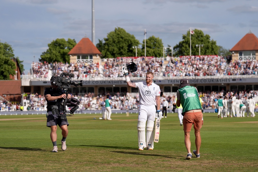 Stokes opened the batting and made 30 before being caught by New Zealand’s Daryl Mitchell (PA Wire)
