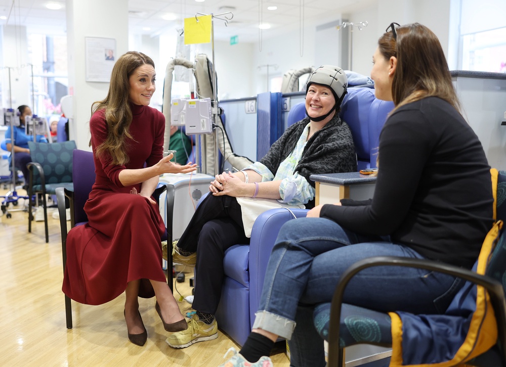 Kate was treated for cancer at the Royal Marsden Hospital in Chelsea, west London, and The Royal Marsden Cancer Charity has launched a specially designed fundraising page for people across the nation to donate (PA)