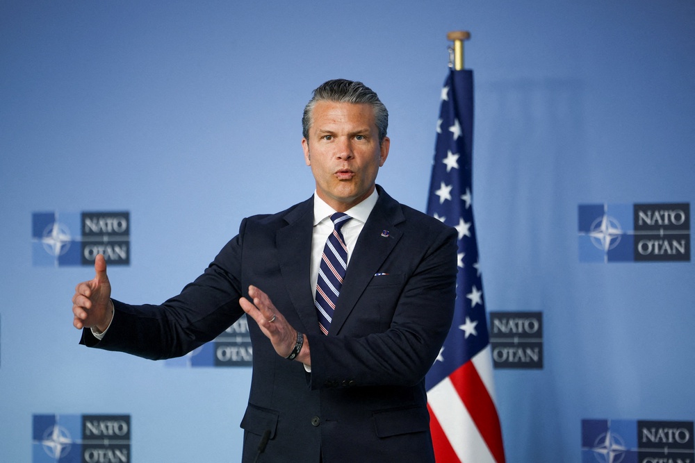 Pete Hegseth has overseen a campaign of firings affecting more than two dozen top officials and commanders at the Pentagon (Reuters)