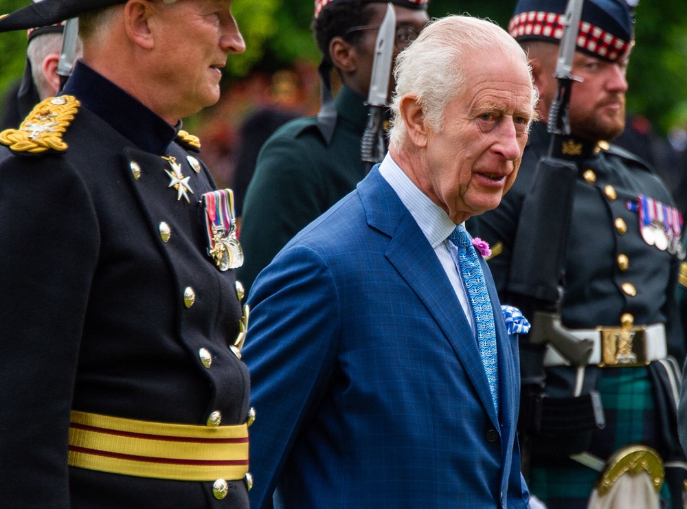 The King will inspect a guard of honour from Balaklava Company, 5th Battalion, the Royal Regiment of Scotland (Lisa Ferguson/The Scotsman/PA) (PA Archive)