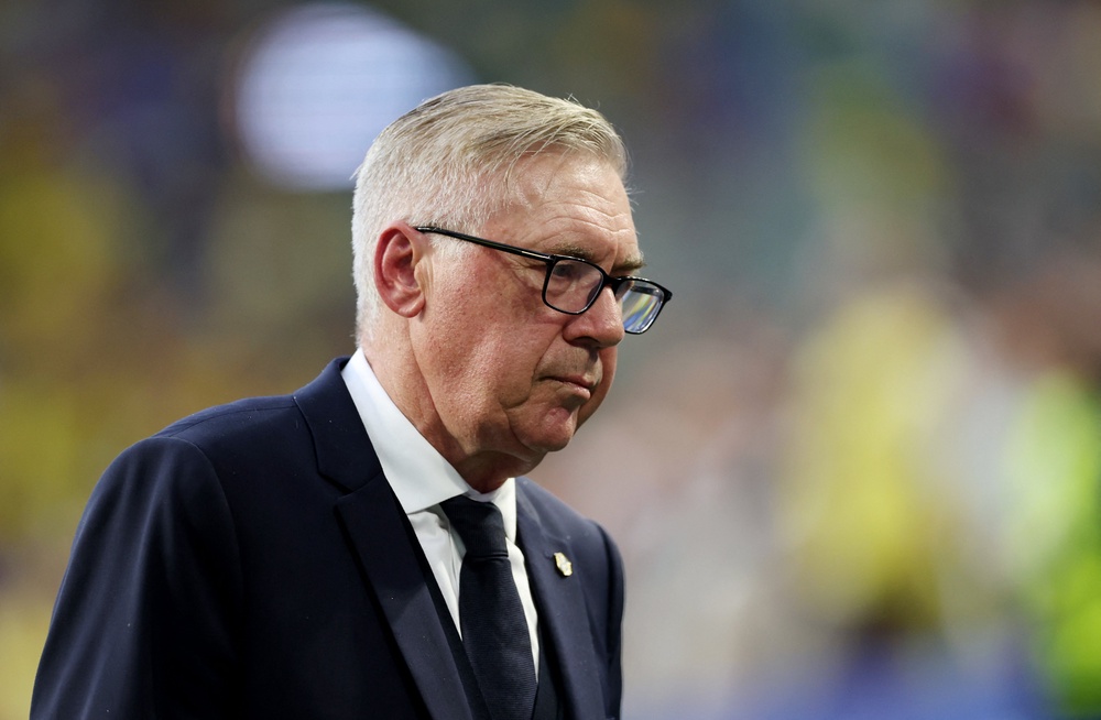 Carlo Ancelotti is hoping to add a sixth star to Brazil's shirt (Reuters)