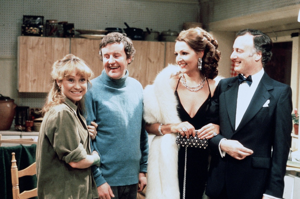 Felicity Kendal, Richard Briers, Penelope Keith and Paul Eddington in ‘The Good Life’ (BBC)