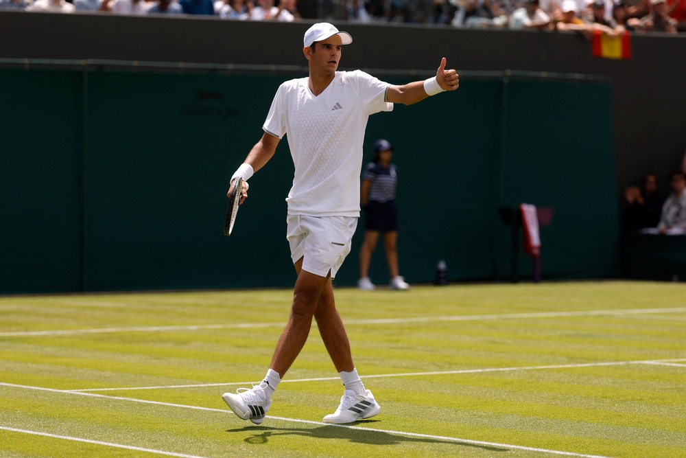 Rafael Jodar was too good for Felix Gill (Reuters)