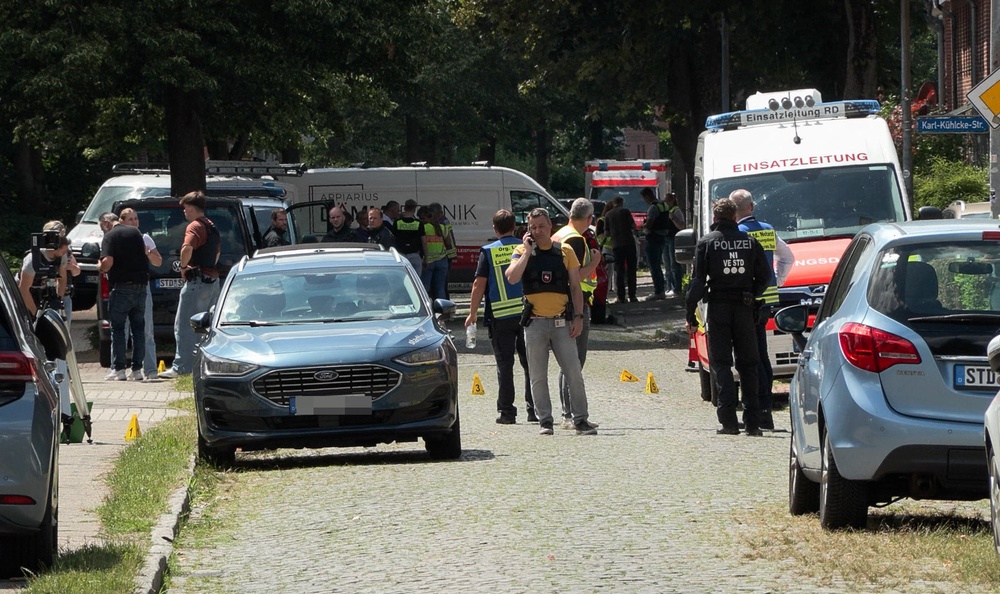 The city is around 50 kilometres west of Hamburg (AFP/Getty)