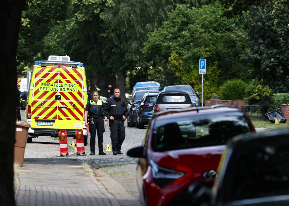 Two people were arrested, including the suspected shooter (AFP/Getty)