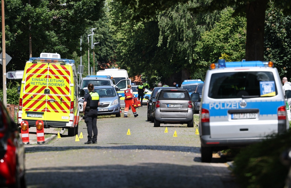 German police said five people were killed and others injured (AFP/Getty)