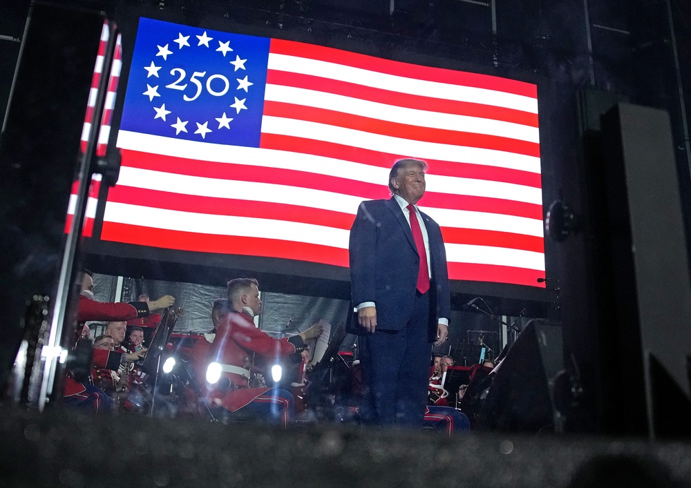 The launch of President Donald Trump’s Freedom250 group last year has led to a fierce rivalry with America250, the bipartisan commission that has been planning the nation’s 250th birthday celebrations for a decade, according to a report (Getty Images)