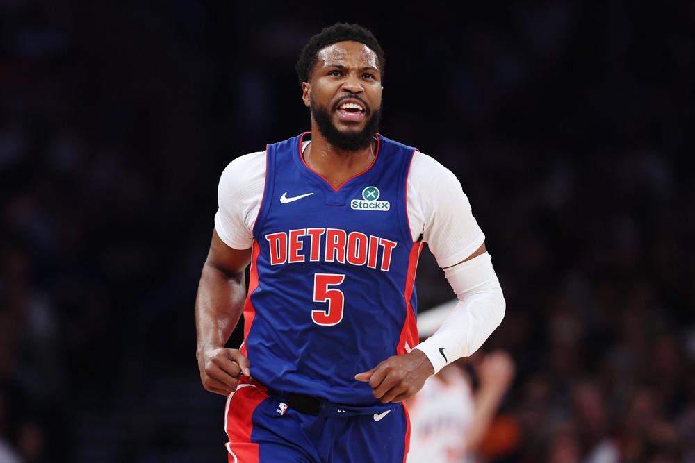 Malik Beasley, 29, is accused of accepting bribes and agreeing to alter his performance during games while playing for the Milwaukee Bucks, prosecutors said (Getty)