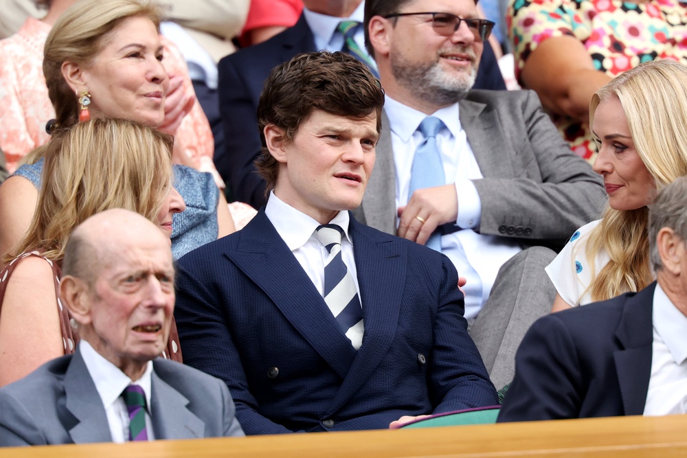 Robert Aramayo, star of ‘I Swear’, pictured at Wimbledon 2026 (Getty)