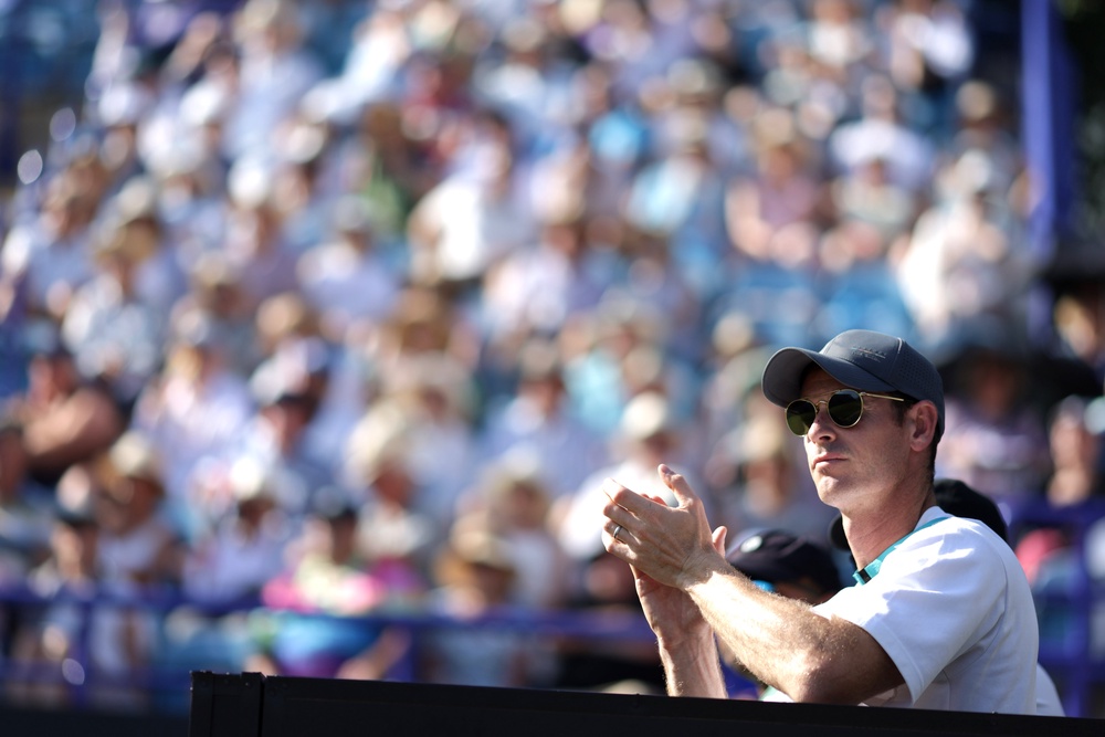 Andy Murray applauds Jack Draper (Steven Paston/PA) (PA Wire)