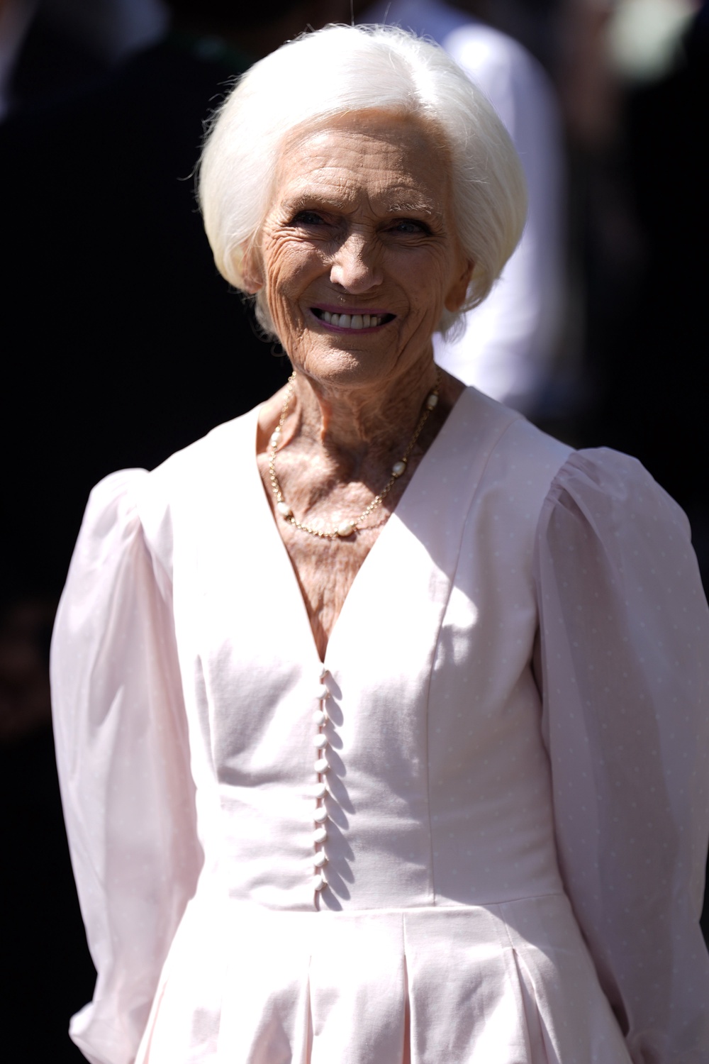Dame Mary Berry on day one of Wimbledon (Andrew Matthews/PA) (PA Wire)