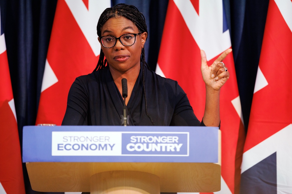 Kemi Badenoch suggest Burnham should delay the summer recess (Getty)