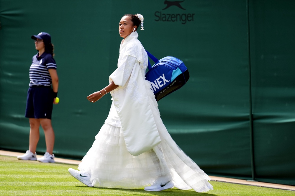 Osaka beat Jacquemot in straight sets to reach the second round (PA Wire)