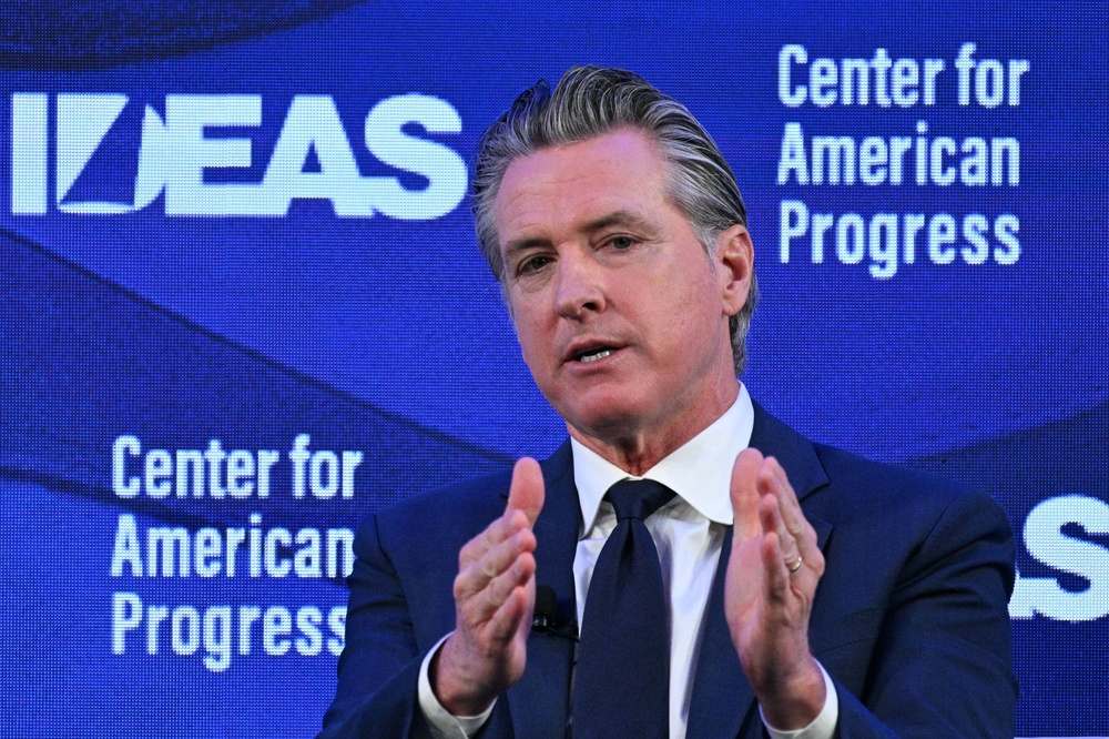 California Governor Gavin Newsom approved a state bill in 2025 requiring chains like McDonald’s to list the nine major food allergens on their menus (AFP via Getty Images)