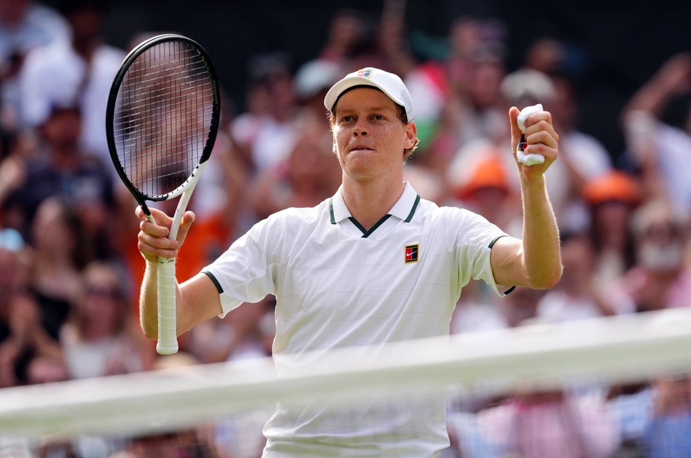 Sinner improved on his iffy five-set record (John Walton/PA) (PA Wire)