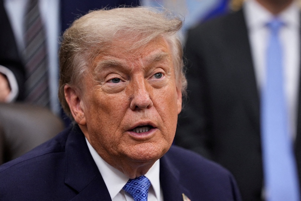 The president’s assets are managed by independent financial institutions without his involvement in trading decisions, according to his family (Reuters)