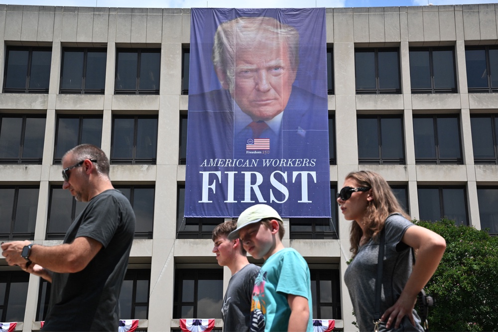 Critics have accused the Trump administration of giving preferential treatment to companies and investors who backed the president (AFP/Getty)