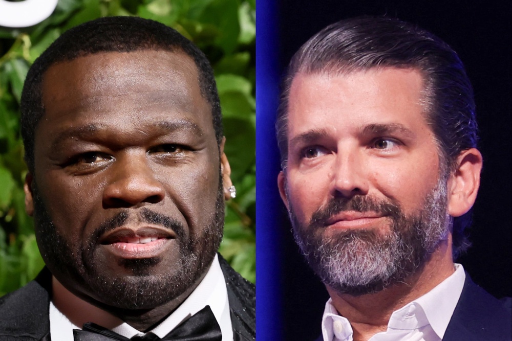 50 Cent has been quietly unveiled as a performer for an America 250 celebration at Donald Trump Jr’s MAGA club (Getty)