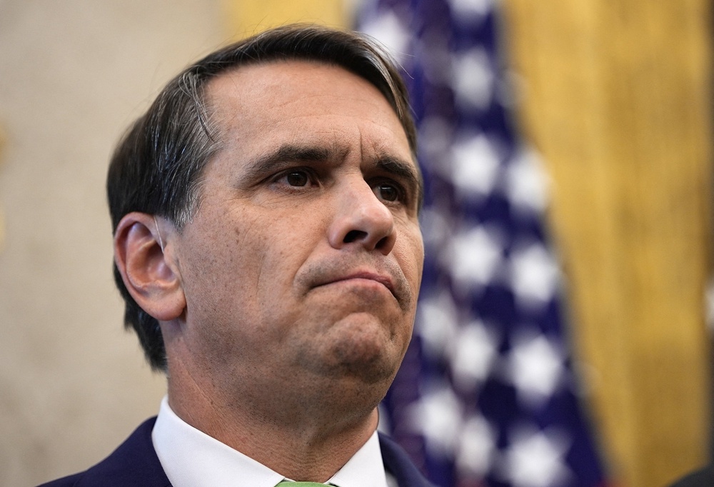 Acting U.S. Attorney General Todd Blanche clashed with GOP senators at an explosive meeting in May, and was sharply criticized by McConnell afterwards (Reuters)