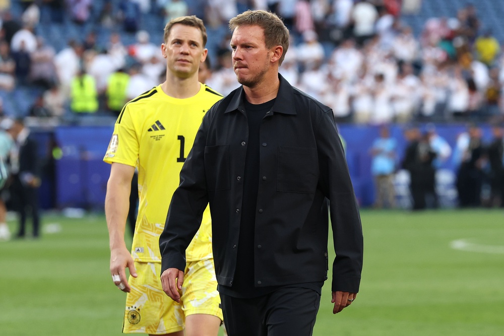 Nagelsmann with Germany goalkeeper Manuel Neuer (Getty)