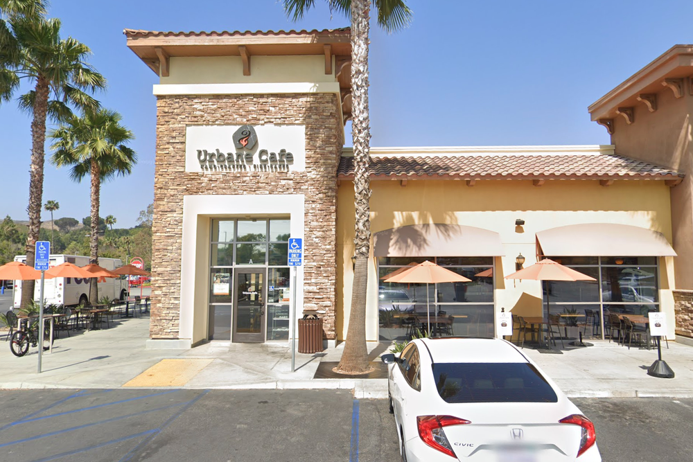 The crash occurred at an Urbane Cafe near Madera Road in Simi Valley (file photo) (Google Street View)
